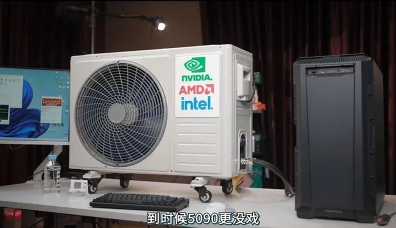 Cooling An RTX 5090 GPU Using A 12,000 BTU HVAC? I Am Not Sure That Is A Good Idea At All